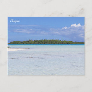 Rangiroa Blue Lagoon Feiertagspostkarte