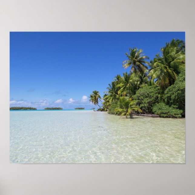 Rangiroa Blue Lagoon Poster (Vorne)
