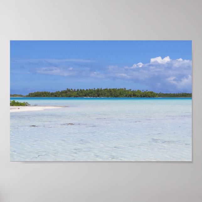 Rangiroa Blue Lagoon Poster (Vorne)