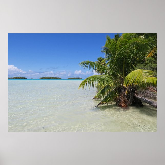 Rangiroa Blue Lagoon Poster (Vorne)