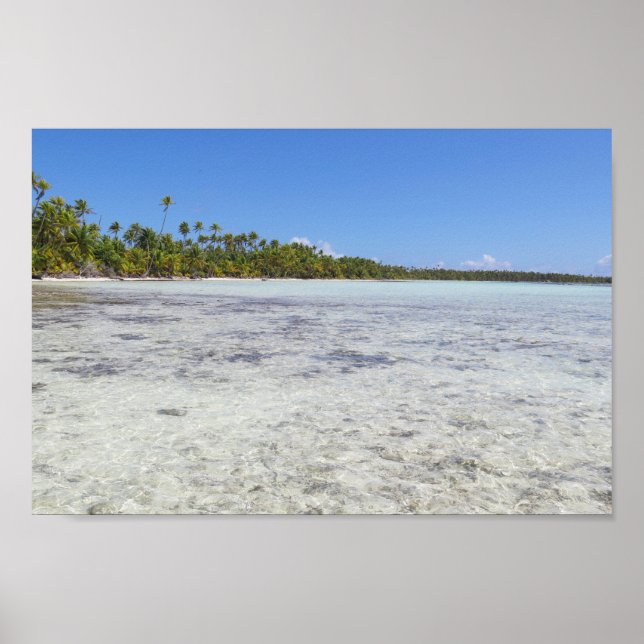 Rangiroa Blue Lagoon Poster (Vorne)