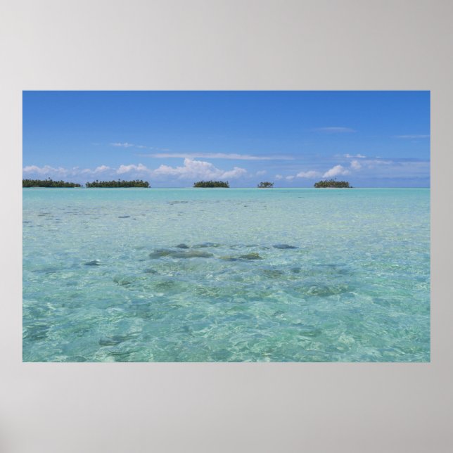 Rangiroa Blue Lagoon Poster (Vorne)