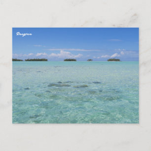 Rangiroa Blue Lagoon Postkarte