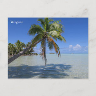 Rangiroa Französisch-Polynesien Feiertagspostkarte