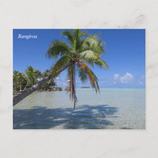 Rangiroa Französisch-Polynesien Feiertagspostkarte