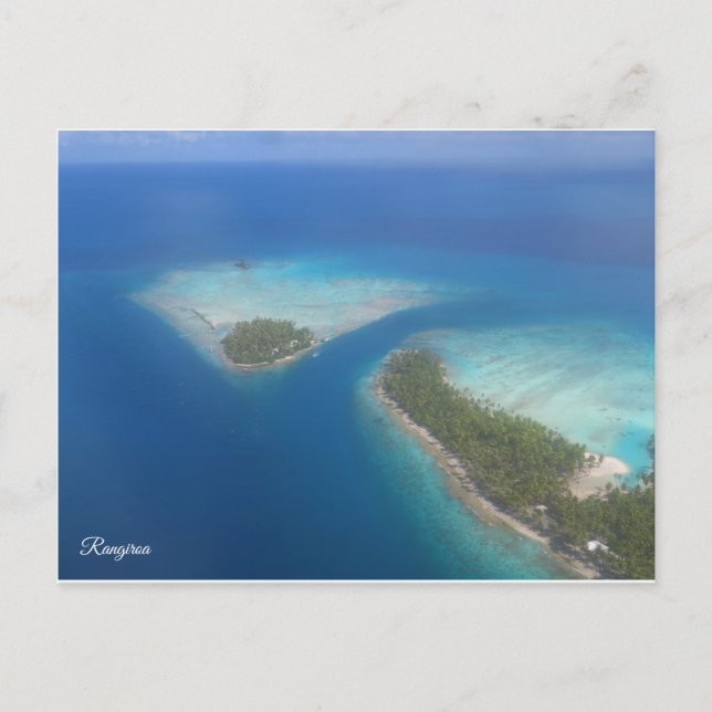 Rangiroa Französisch-Polynesien Postkarte (Vorderseite)