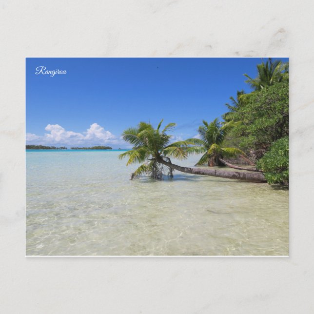Rangiroa Französisch-Polynesien Postkarte (Vorderseite)