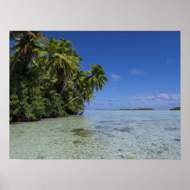 Rangiroa Französische Tropeninsel Polynesien Poster (Vorne)