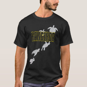 Rangiroa Meeresschildkröten Tauchen mit Schildkröt T-Shirt