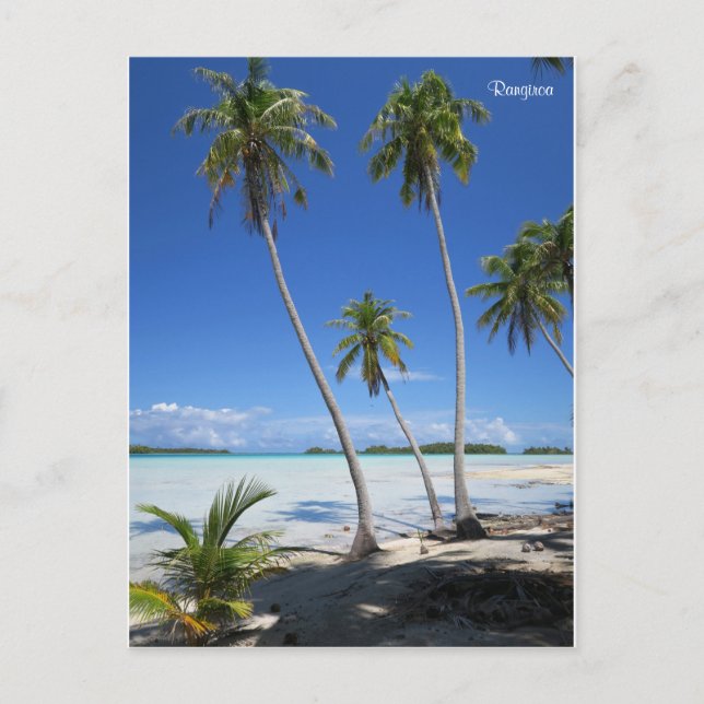 Rangiroa Postkarte (Vorderseite)