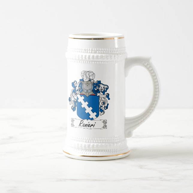 Ranieri-Familienwappen Bierglas (Rechts)