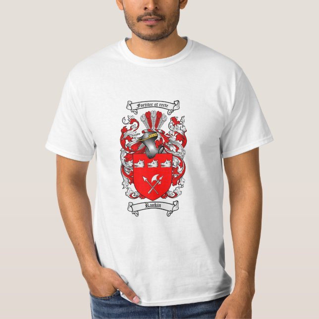 Rankin Familienwappen - Rankin Wappen T-Shirt (Vorderseite)
