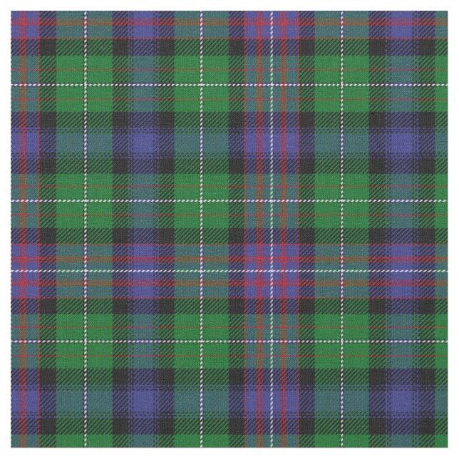 Rankine Tartan-Druck Stoff (Nahaufnahme)