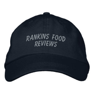 Rankiner Food Reviews Hat Bestickte Baseballkappe