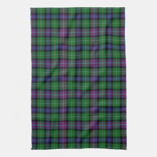 RankineScottish Clan Rankine Tartan Kariert Geschirrtuch (Vertikal)