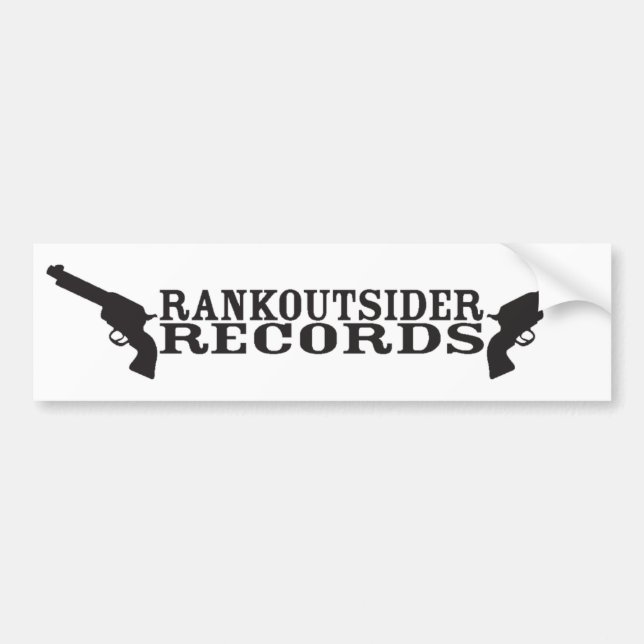 Rankoutsider Plattenen-Autoaufkleber Autoaufkleber (Vorne)