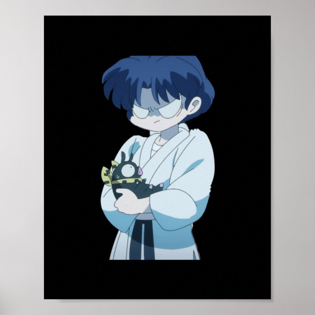 Ranma 12 Akane Tendo Sticker Poster (Vorne)
