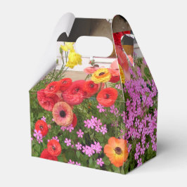 Rannunculus Spring Bulbs Birthday Cake Favor Box Geschenkschachtel