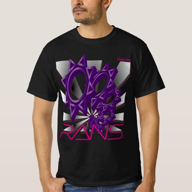 RANS Pop Out T-shirt    P040007Y003AME Black (Vorderseite)