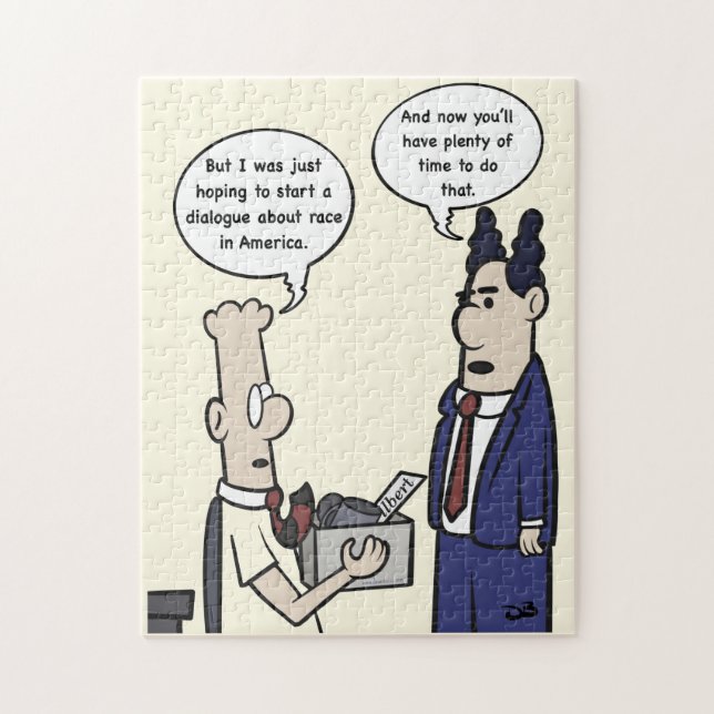 Rant Cartoon Jigsaw Puzzle (Vertikal)