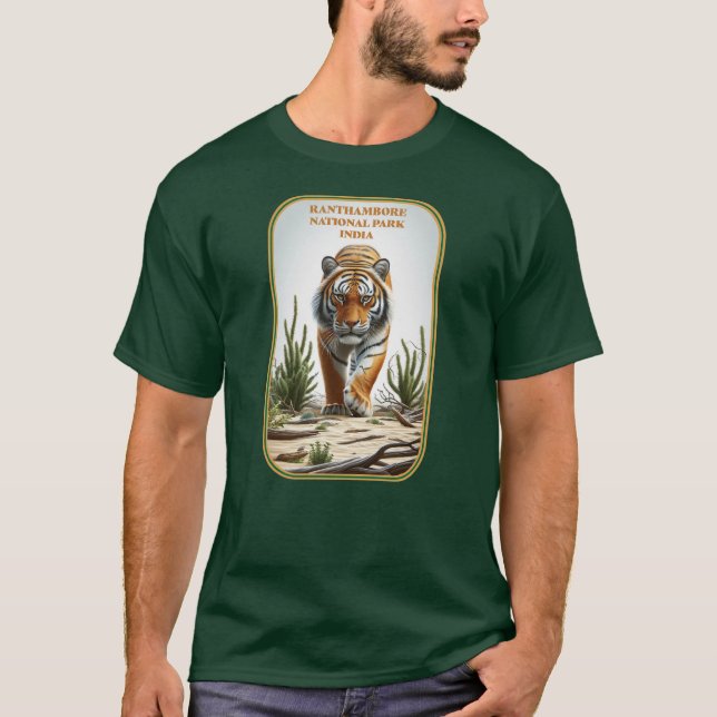 RanthamBohriner Nationalpark Indien T-Shirt (Vorderseite)