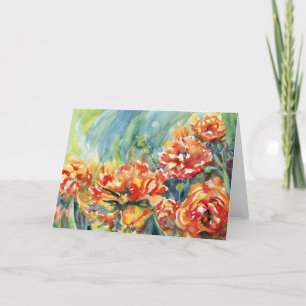 Ranunculus blank Notecards Dankeskarte