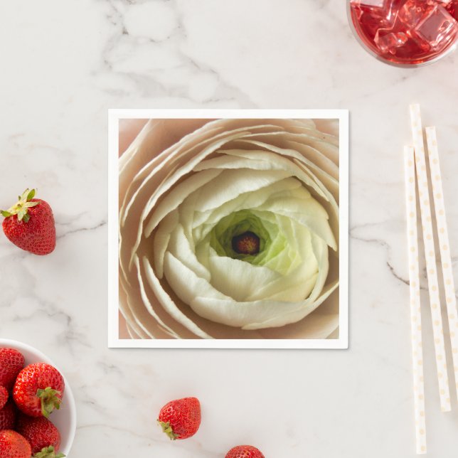 Ranunculus Blume Paper Napkins Serviette (Beispiel)