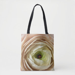 Ranunculus-Blume über die gesamte Drucktasche