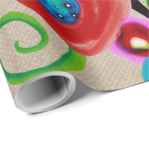 Ranunculus Luxus Wrapping Paper Geschenkpapier