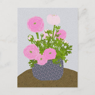 Ranunculus Postcard Postkarte