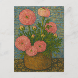 Ranunculus Postcard Postkarte