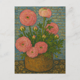 Ranunculus Postcard Postkarte
