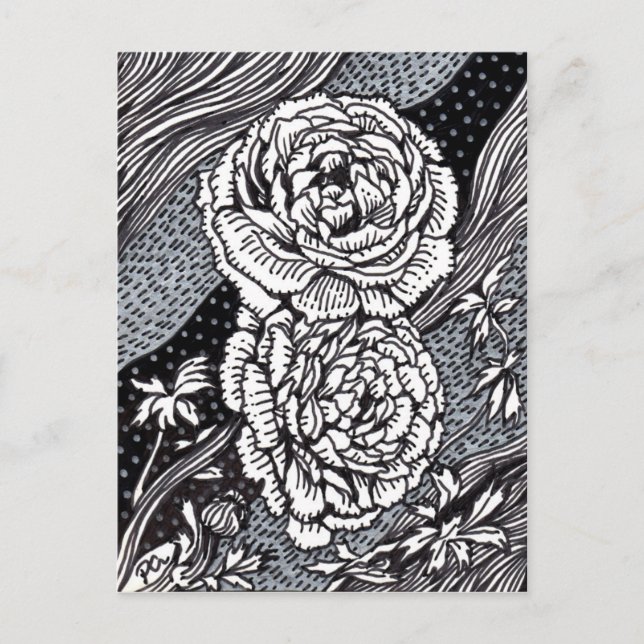 Ranunculus Postkarte (Vorderseite)