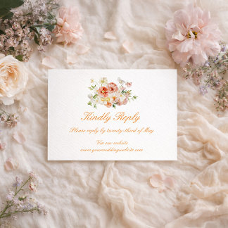 Ranunculus Sommergarten Online RSVP Beilage Begleitkarte