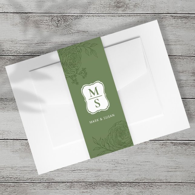 Ranunculus Wedding Invitation Bly Band (Von Creator hochgeladen)