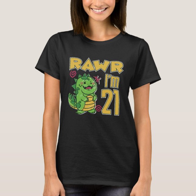 Raoa ich bin 21 T-Shirt (Vorderseite)