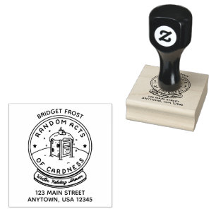 RAOC Winter Holiday Dusche Briefmarke Gummistempel