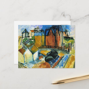Raoul Dufy, Der Strand von Havre, Postkarte
