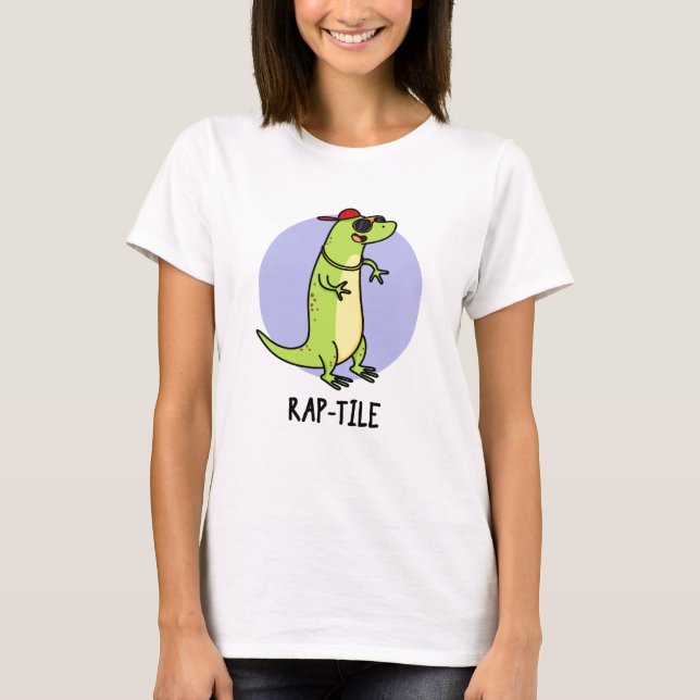 Rap-Kachel Funny Reptile Lizard Pun T-Shirt (Vorderseite)