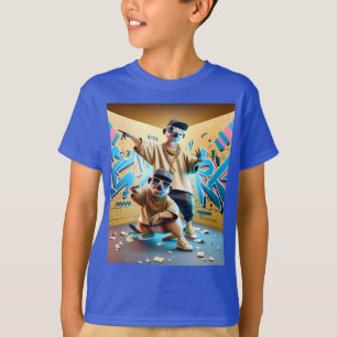 Rap Könige, Meerkats in Gelben T - Shirt