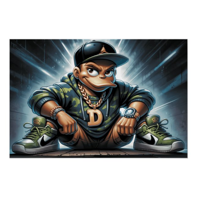 Rap Poster Ente (Vorderseite)