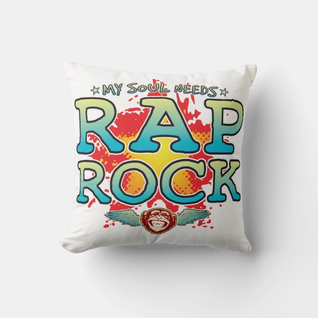 Rap Rock Soul Cushion Kissen (Vorderseite)