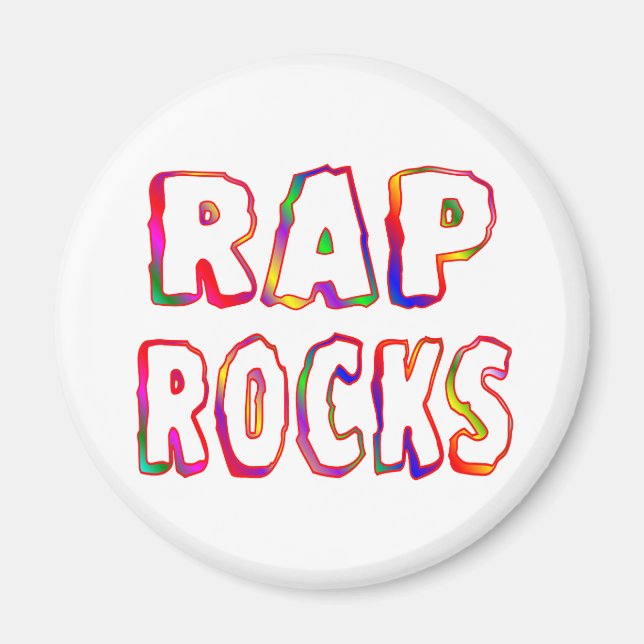 Rap Rocks Magnet (Vorne)