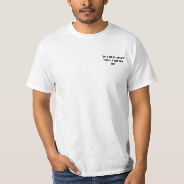 Rap-Shirt T-Shirt (Vorderseite)