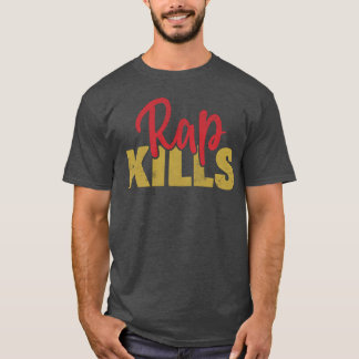 Rap tötet Retro T-Shirt