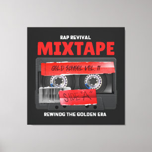 Rap-Wiederbelebung Golden Era Mixtape Leinwanddruck