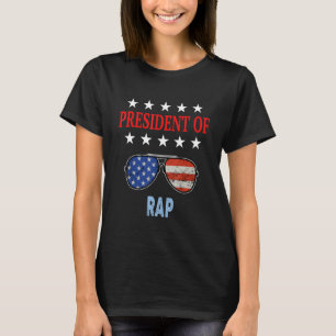 Rap Zubehör Usa Flag Rap Sprichwort T-Shirt