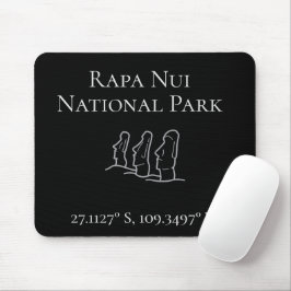 Rapa Nui Latitude & Longitude Mousepad