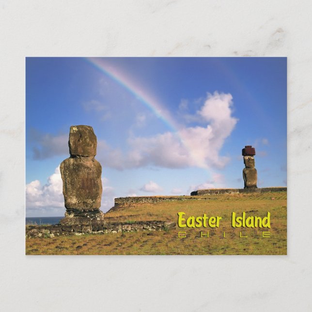 Rapa Nui, Osterinsel Postkarte (Vorderseite)