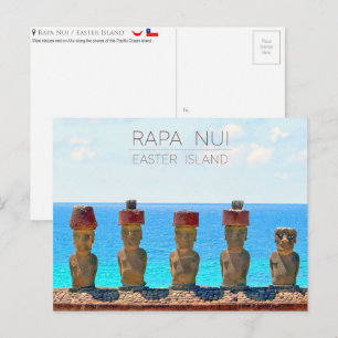 Rapa Nui / Osterinsel Reise-Postkarte Postkarte